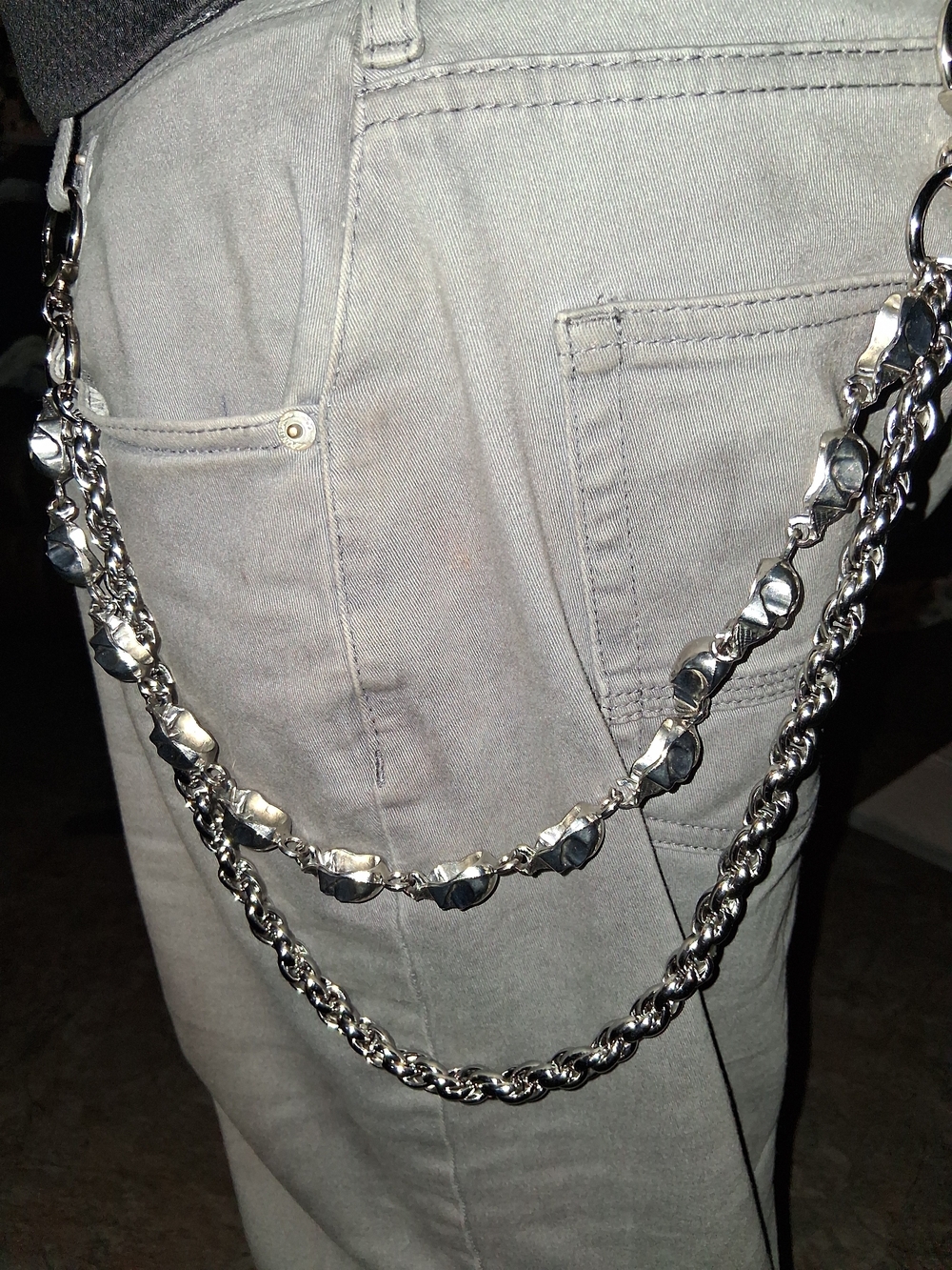 Skull Stainless Steel Wallet Chain